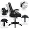 Flash Furniture Office Chair, Mesh, Black HL-0016-1-BK-BK-GG - alternate 10